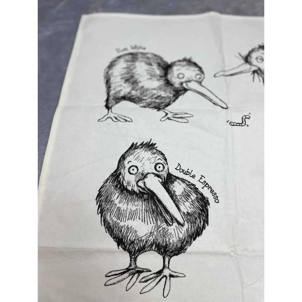Derek Caffeinated Kiwis Tea Towel 19